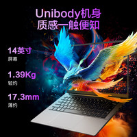 机械革命 无界14S 黑天鹅 十三代酷睿版 14英寸 轻薄本 灰色