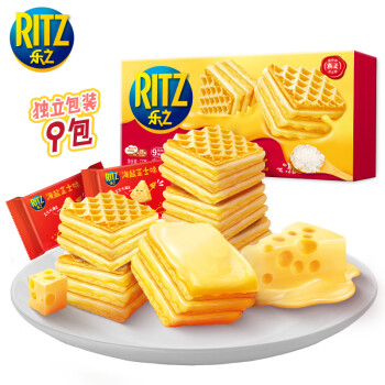 RITZ 卡夫乐 乐之 卡夫乐 七层厚切威化饼干 海盐芝士味 77g