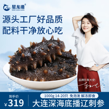 星龙港 清仓甩卖！大连即食辽刺参 净含量2斤（14-20只） 源头直发