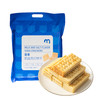 宜客 麦德龙商超零食小吃 奶盐苏打饼干 1170g 任选四件组合清仓