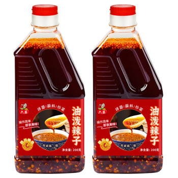 六婆 四川特色 油泼辣子 200g*2瓶