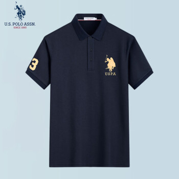 U.S. POLO ASSN. 美国马球协会 爆款补货！条纹刺绣Polo衫