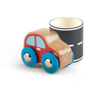 移动端、京东百亿补贴：Hape 胶带公路和汽车 宝宝生日礼物（配件数：2pcs）