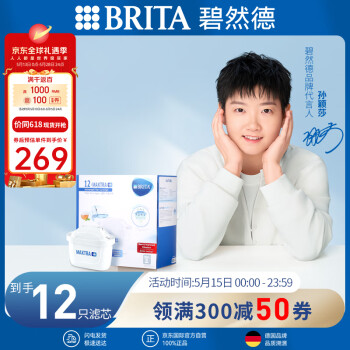 碧然德 滤水壶滤芯 Maxtra+多效滤芯12只装 过滤器净水器 家用净水器滤芯 孙颖莎推荐