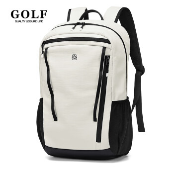 GOLF 双肩包男士运动背包女休闲旅行学生书包防泼水通勤出游背包